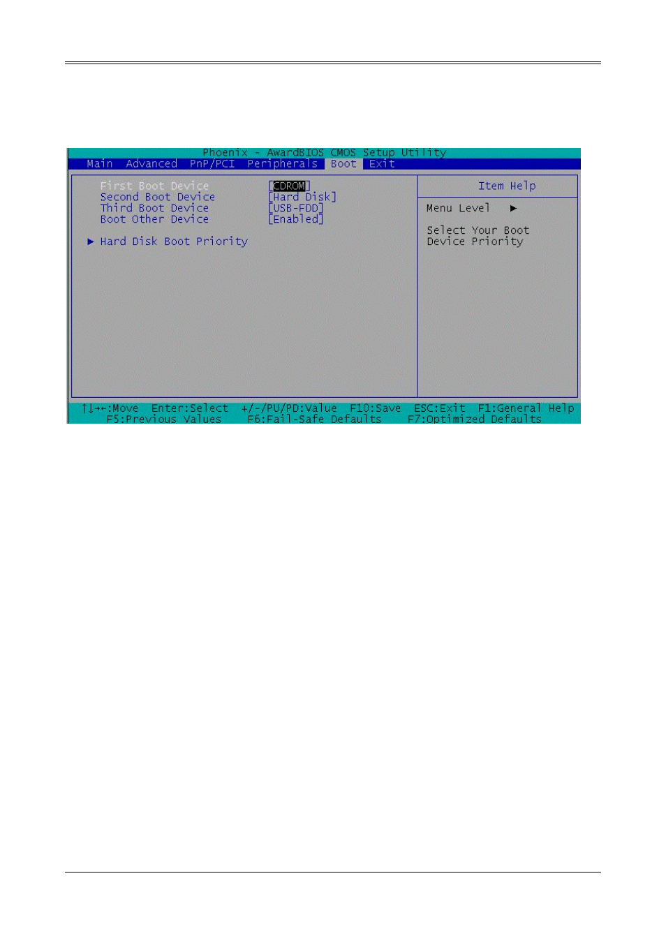 5 boot setup | Acrosser AR-B1520 User Manual | Page 21 / 25