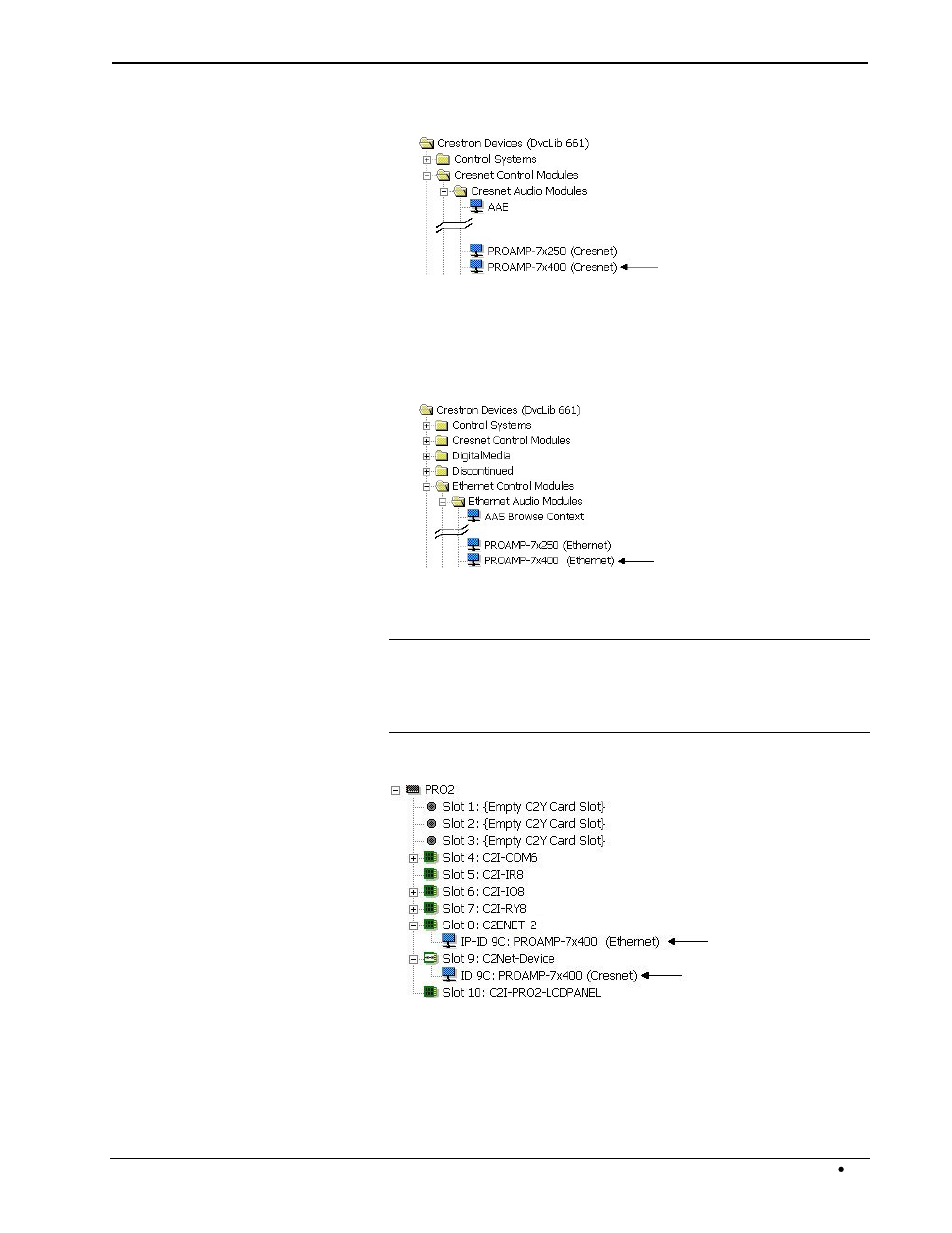 Crestron electronic PROAMP(I)-7X400 User Manual | Page 23 / 32