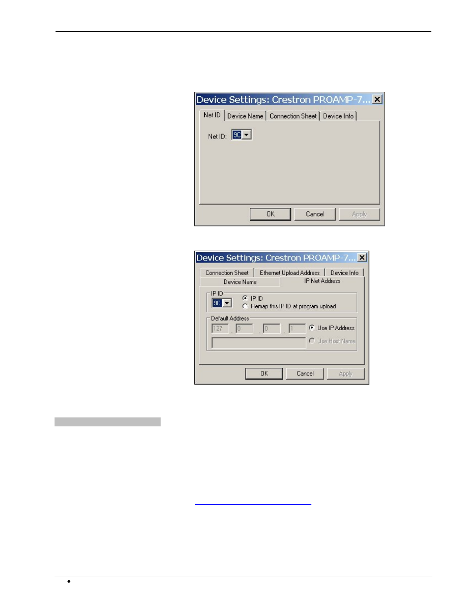 Example program | Crestron electronic PROAMP(I)-7X400 User Manual | Page 24 / 32