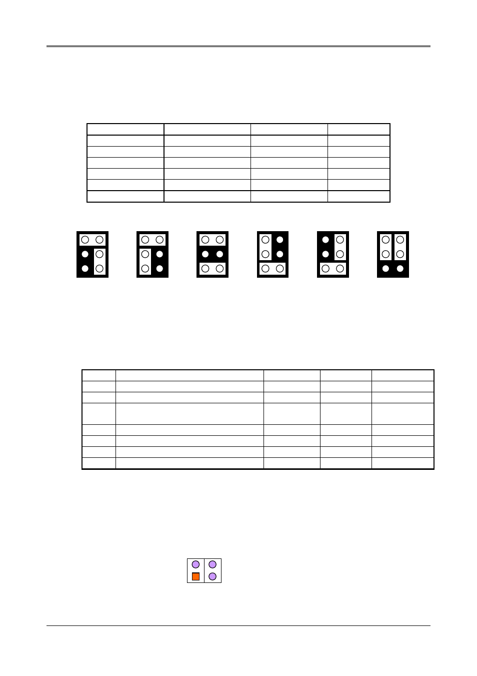 Cpu base clock select (jp1) -4, Switch settings (sw1) -4, External led header (j1) -4 | 2 cpu base clock select (jp1), 3 switch settings (sw1), 4 external led header (j1) | Acrosser AR-B1320 User Manual | Page 23 / 54