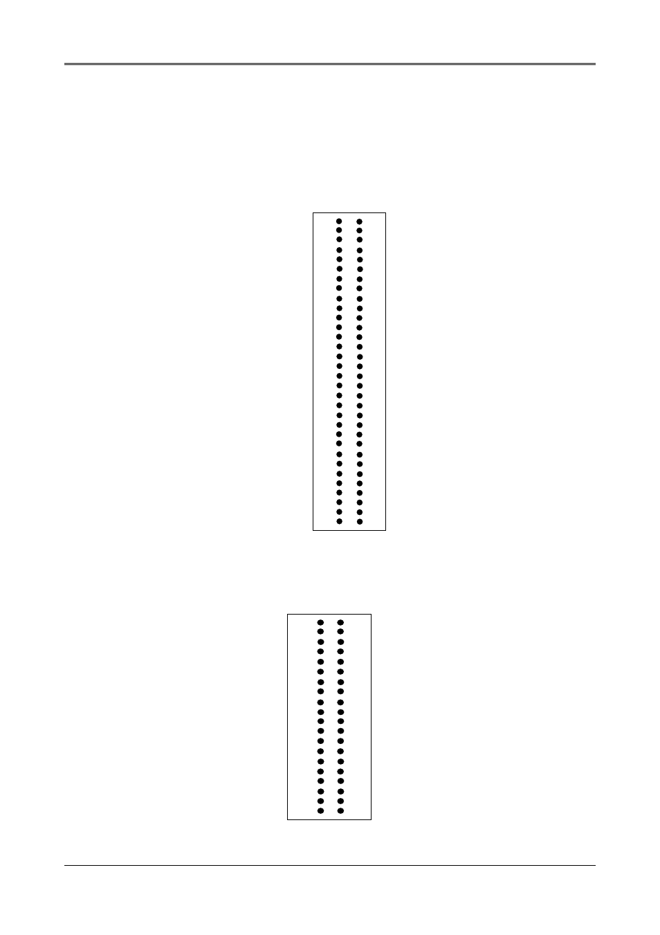 Pc/104 connector (cn7 & cn8) -10, 64 pin pc/104 connector – cn8 (bus a & b) -10, 40 pin pc/104 connector - cn7 (bus c & d) -10 | Acrosser AR-B1320 User Manual | Page 29 / 54