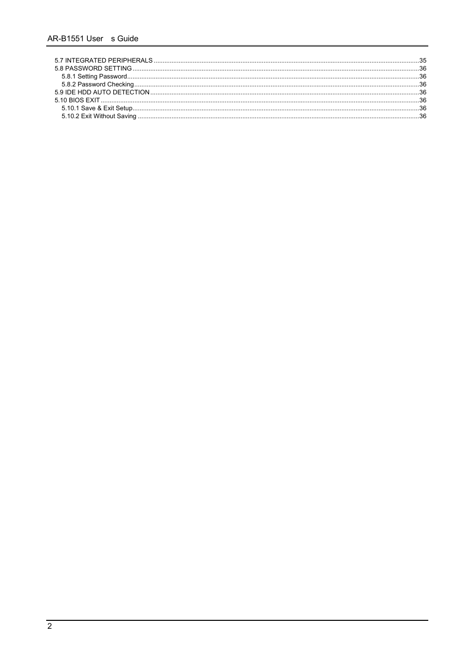 Acrosser AR-B1551 User Manual | Page 3 / 37