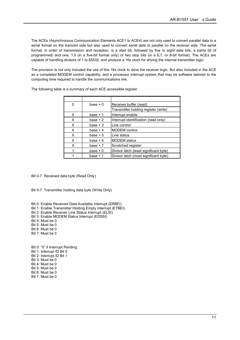 5 serial port | Acrosser AR-B1551 User Manual | Page 12 / 37