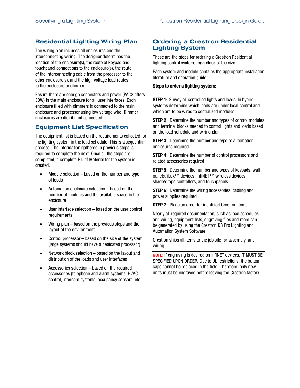 Crestron electronic Residential Lighting User Manual | Page 15 / 83