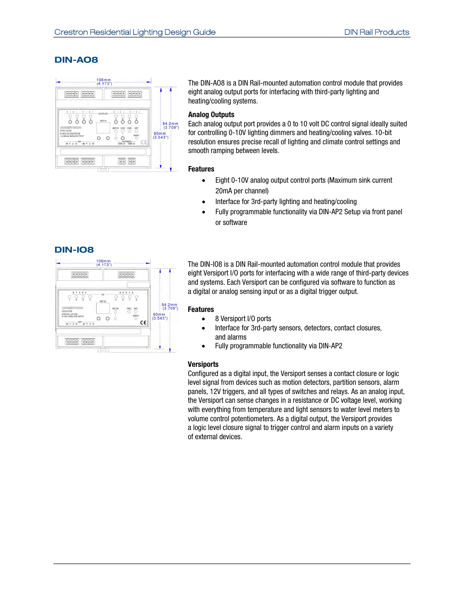 Crestron electronic Residential Lighting User Manual | Page 33 / 83