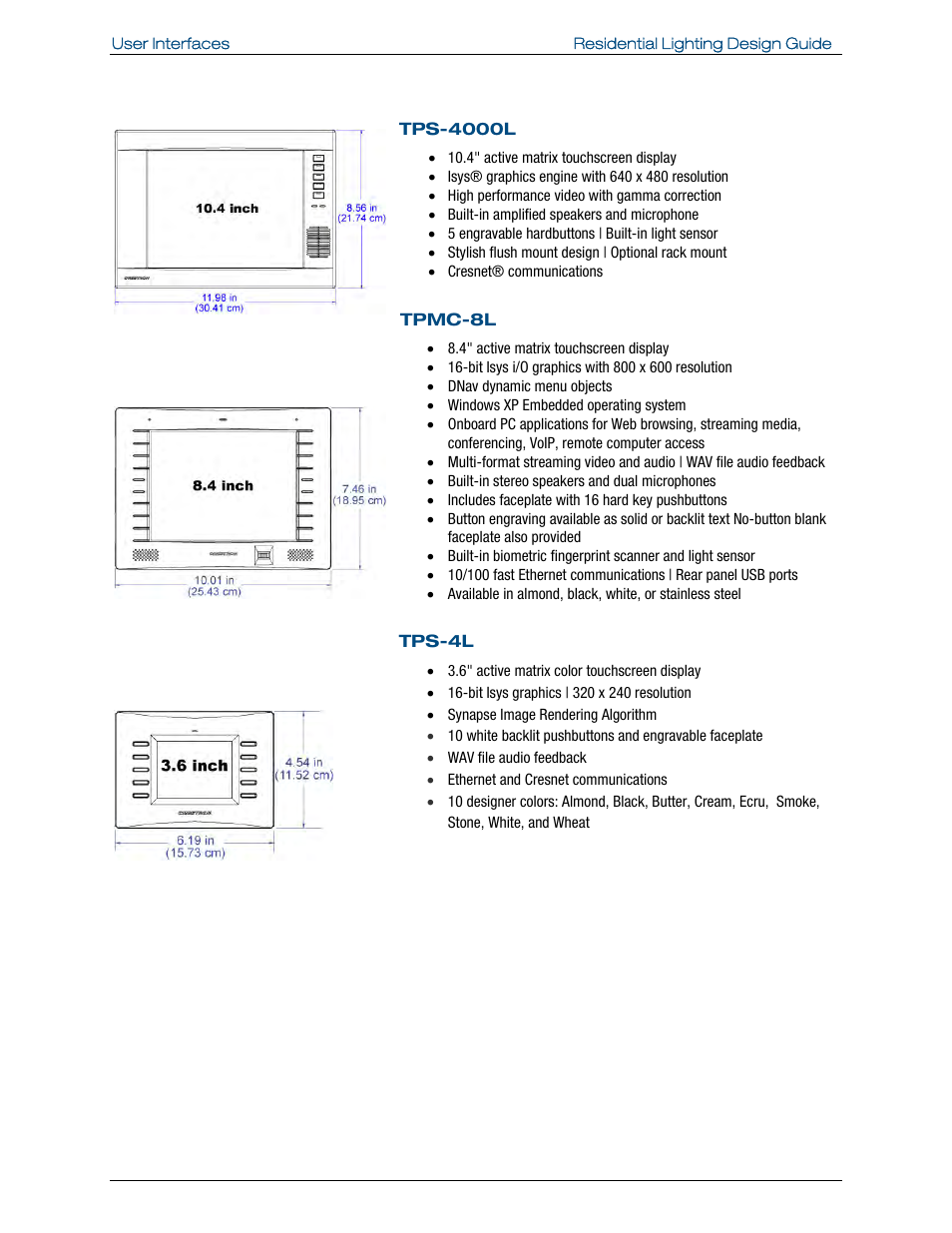 Crestron electronic Residential Lighting User Manual | Page 38 / 83