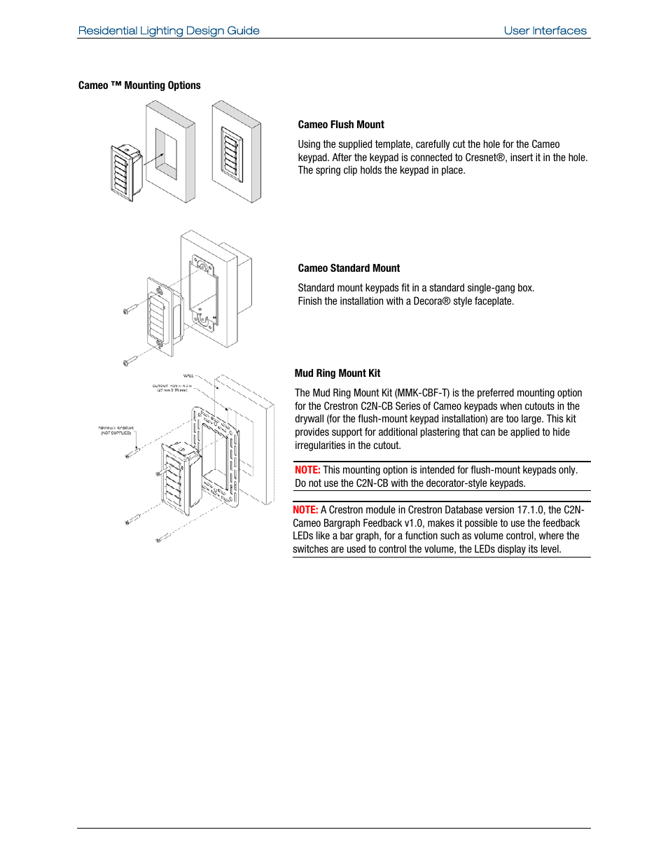 Crestron electronic Residential Lighting User Manual | Page 45 / 83