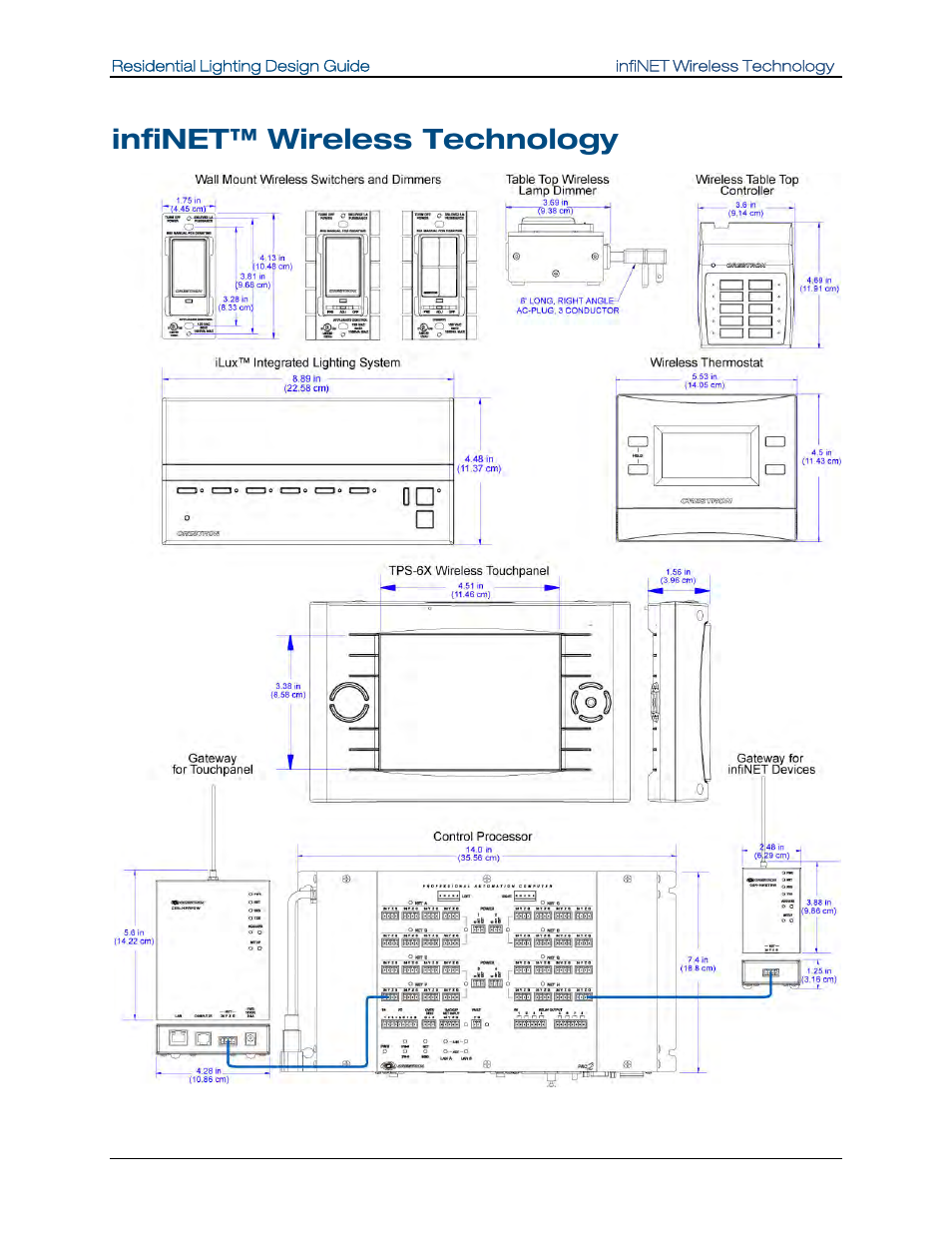 Infinet™ wireless technology | Crestron electronic Residential Lighting User Manual | Page 55 / 83