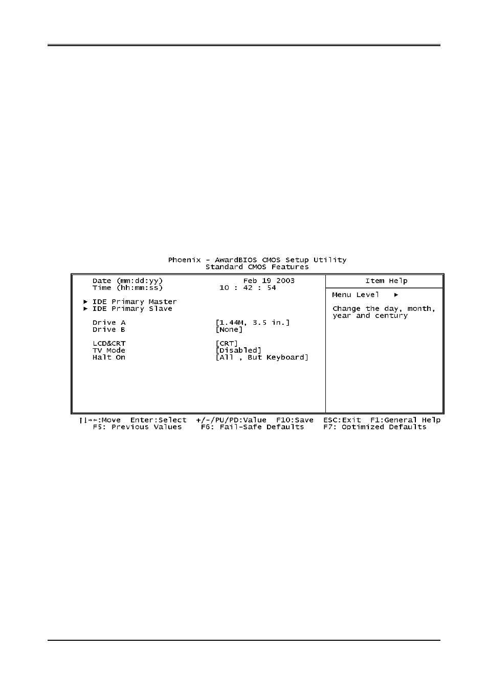 3 standard cmos features | Acrosser AR-B1661 User Manual | Page 24 / 40