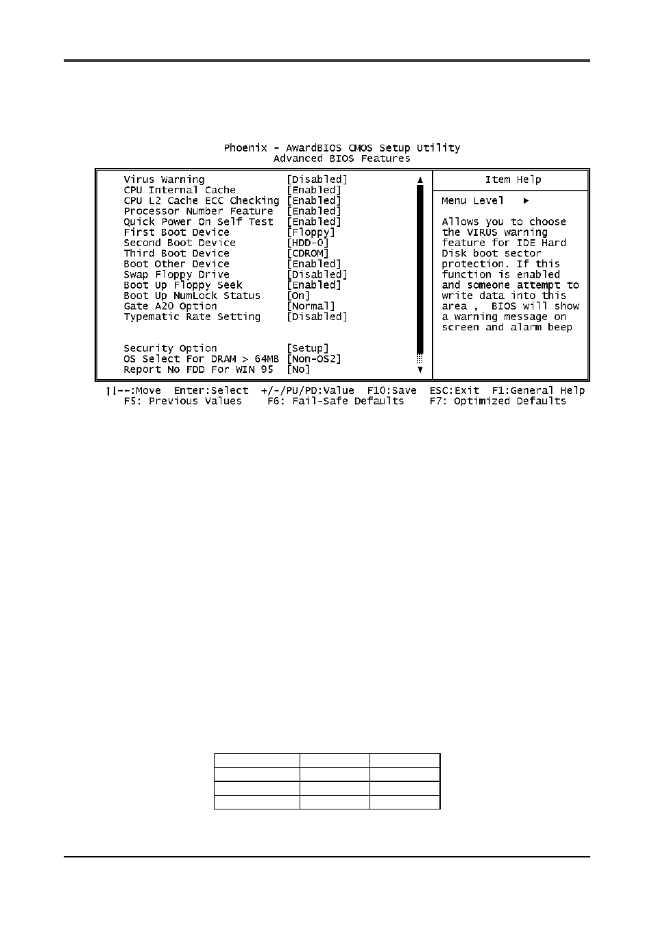 4 advanced bios features | Acrosser AR-B1661 User Manual | Page 26 / 40