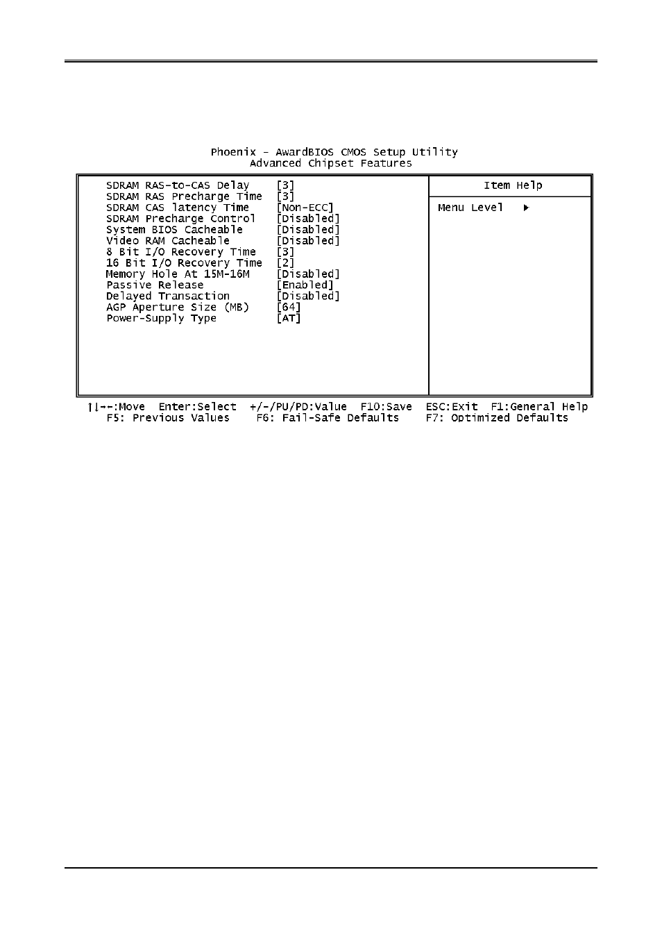 5 advanced chipset features | Acrosser AR-B1661 User Manual | Page 28 / 40