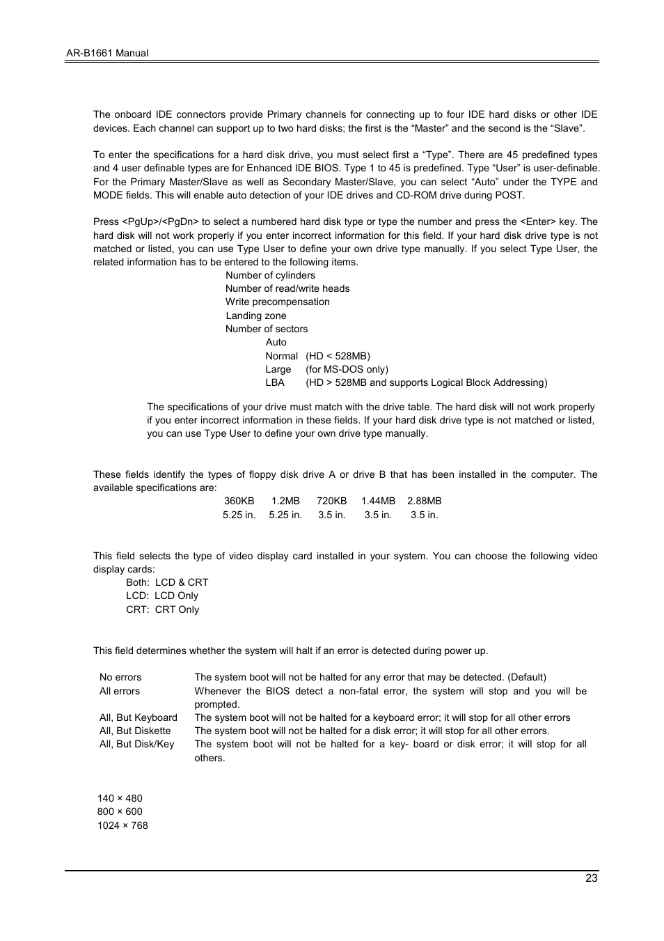 Acrosser AR-B1661 User Manual | Page 24 / 37