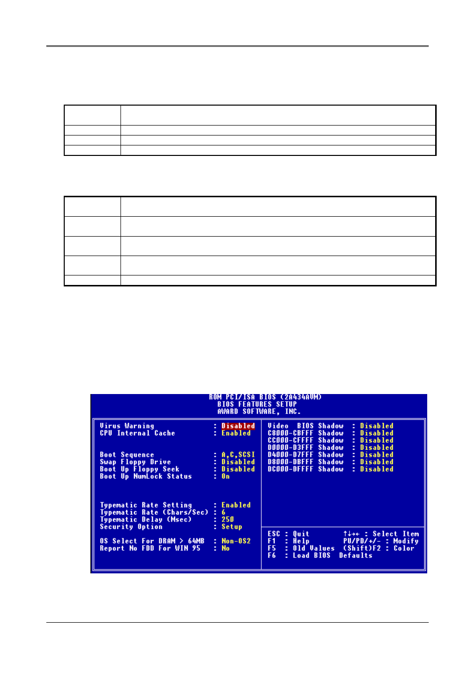 3 bios features setup | Acrosser AR-B1565 User Manual | Page 35 / 41