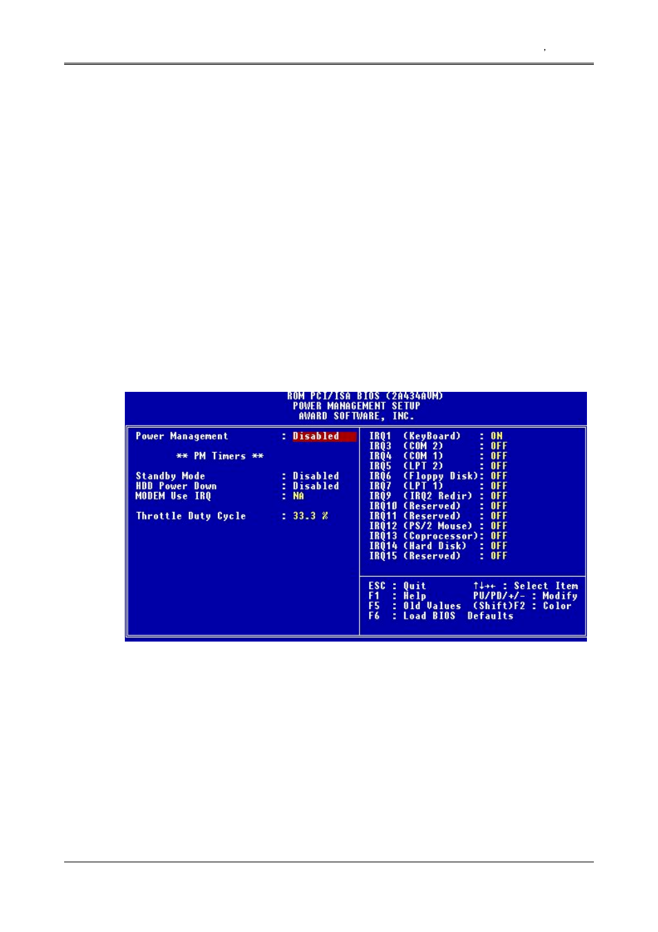 8 power management setup | Acrosser AR-B1565 User Manual | Page 40 / 41