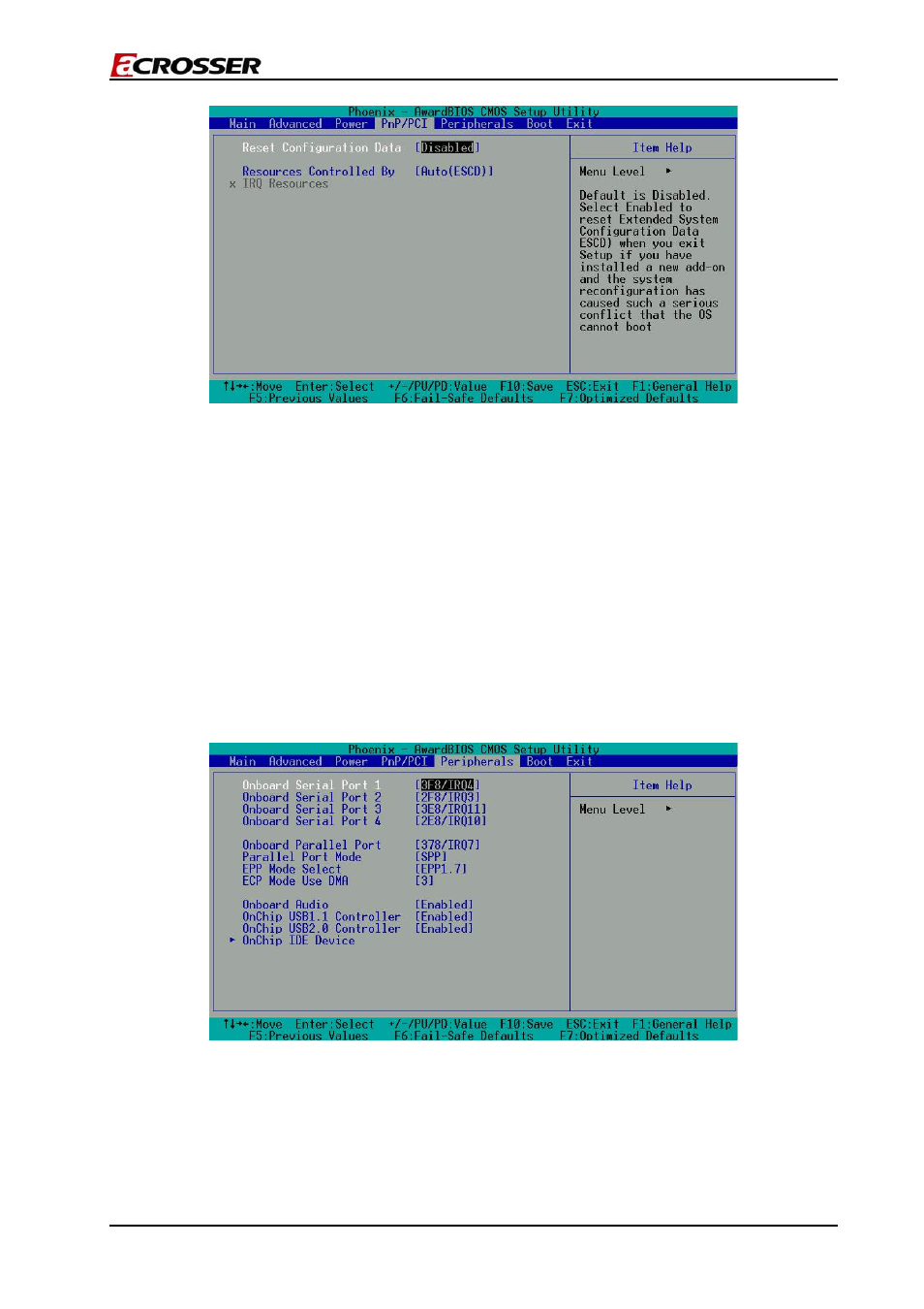 Peripherals, 5 peripherals | Acrosser AR-B1631ET User Manual | Page 19 / 30