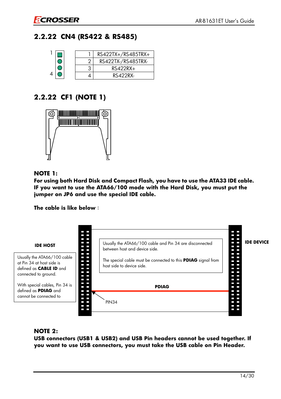 Acrosser AR-B1631ET User Manual | Page 14 / 30