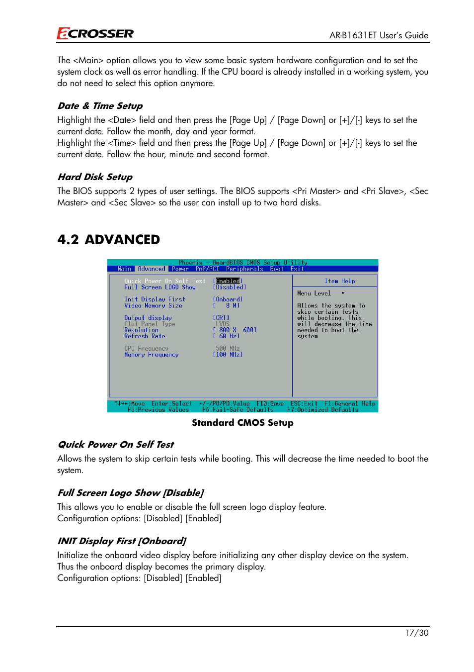 2 advanced | Acrosser AR-B1631ET User Manual | Page 17 / 30