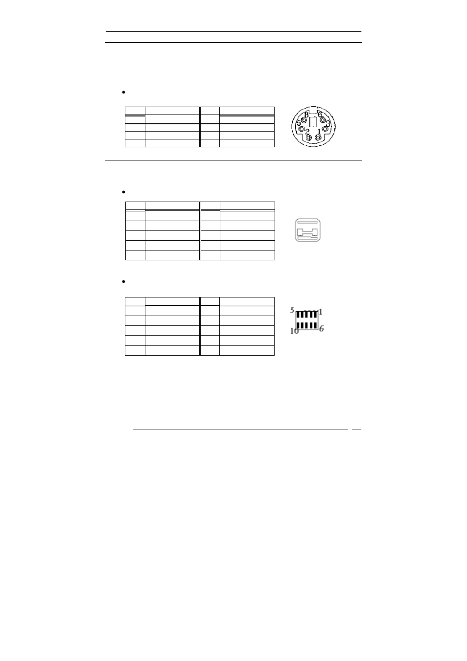 3 keyboard / mouse connector(ms_kb1), 4 usb port connector(usb1~4) | Acrosser AR-B1851 User Manual | Page 15 / 41