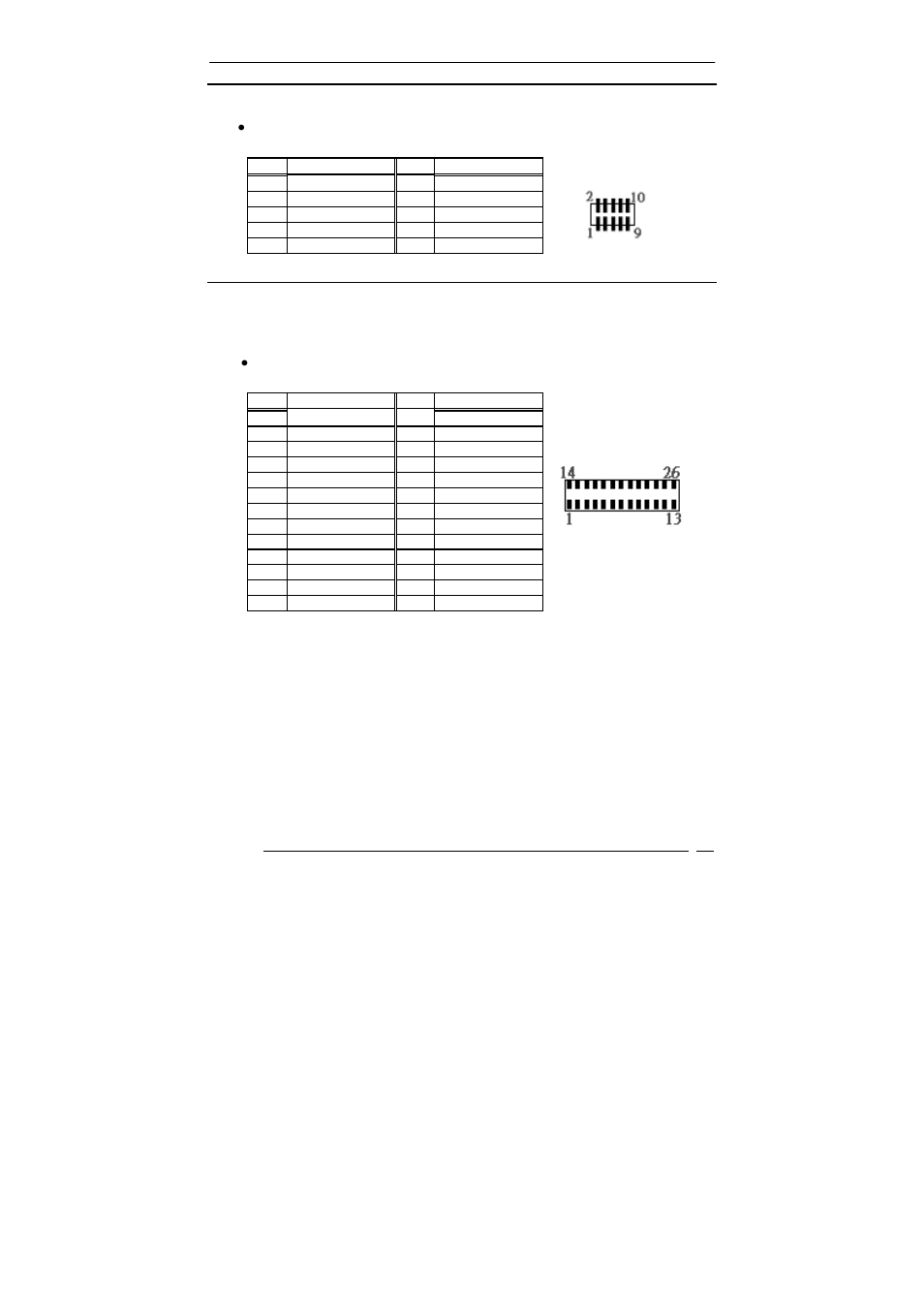 11 8-bit gpio connector(gpio1), 12 parallel port(prn1) | Acrosser AR-B1851 User Manual | Page 19 / 41