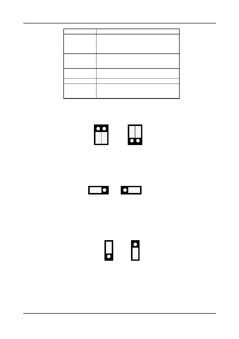 5 setting linear address (j1 & j2), 6 setting clock source (j3), 7 de/e signal from m or lp (j4) | Acrosser AR-B1042 User Manual | Page 16 / 33