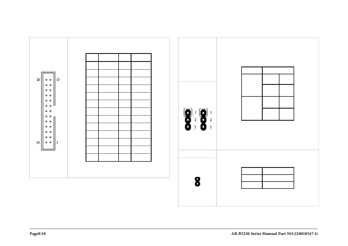 Dvi1, Jp8 & jp9 | Acrosser AR-B5230 User Manual | Page 8 / 10