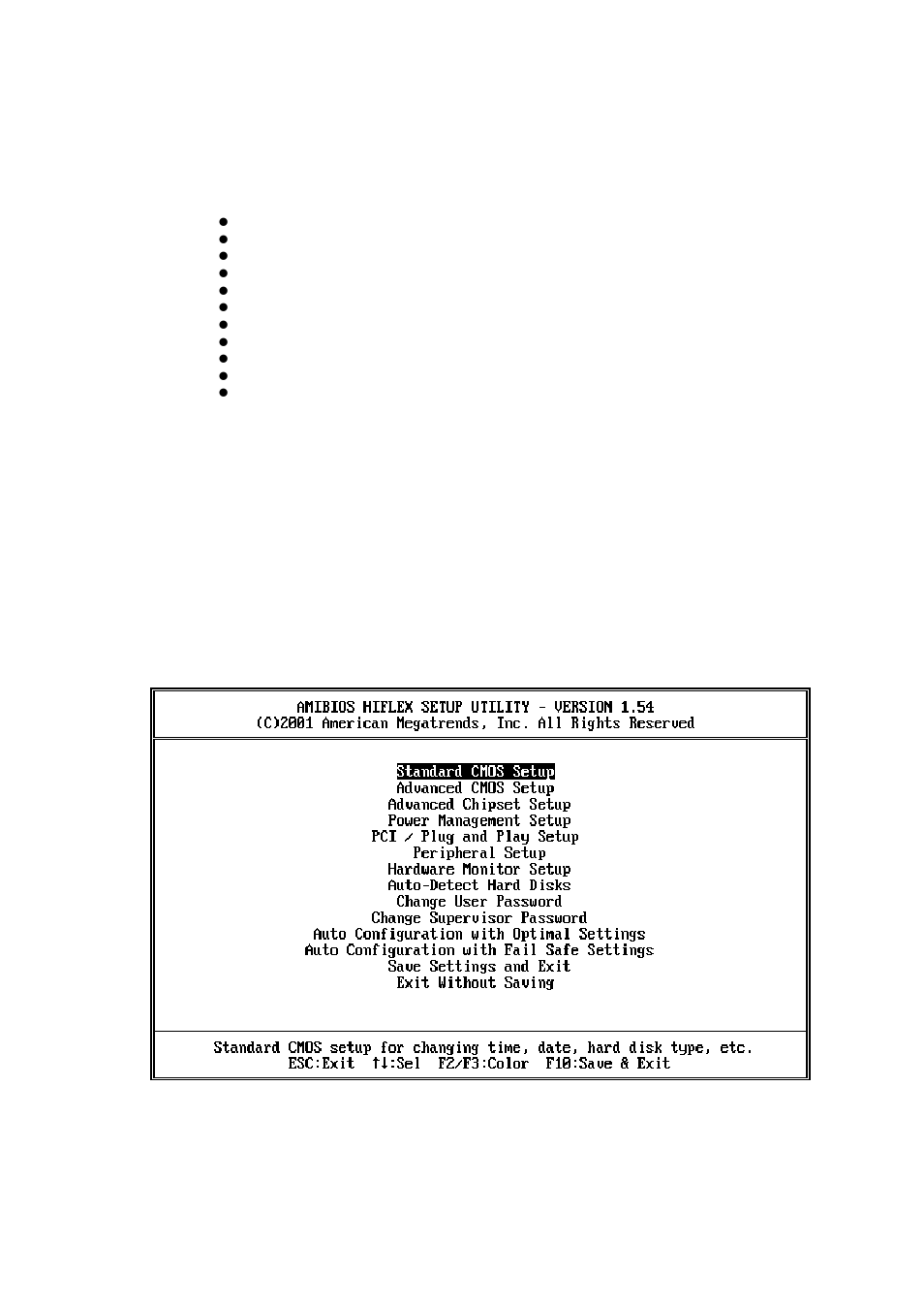 Bios console | Acrosser AR-B1790 User Manual | Page 24 / 35