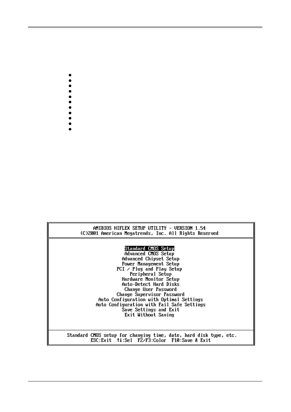 Bios console | Acrosser AR-B1790 User Manual | Page 24 / 39