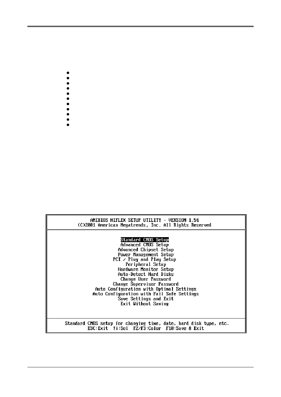 Bios console | Acrosser AR-B1790 User Manual | Page 24 / 39