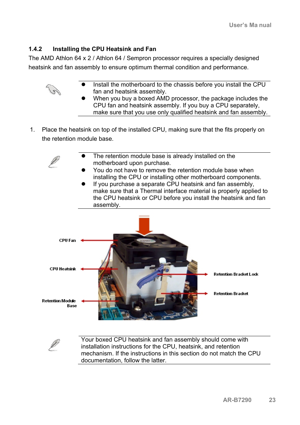 Acrosser AR-B7290 User Manual | Page 23 / 69