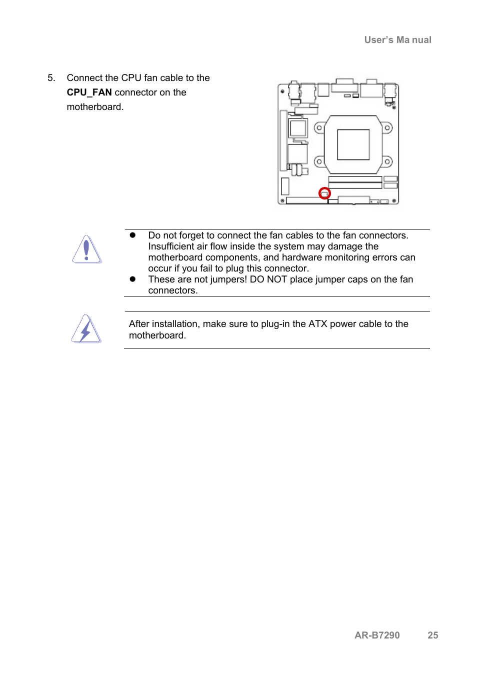 Acrosser AR-B7290 User Manual | Page 25 / 69