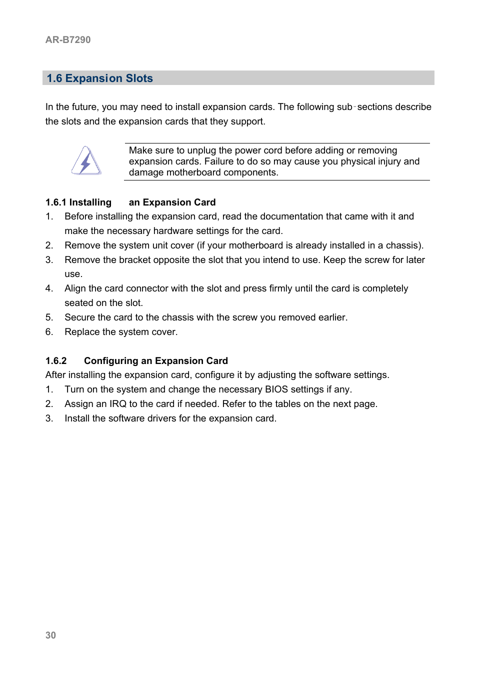 Acrosser AR-B7290 User Manual | Page 30 / 69