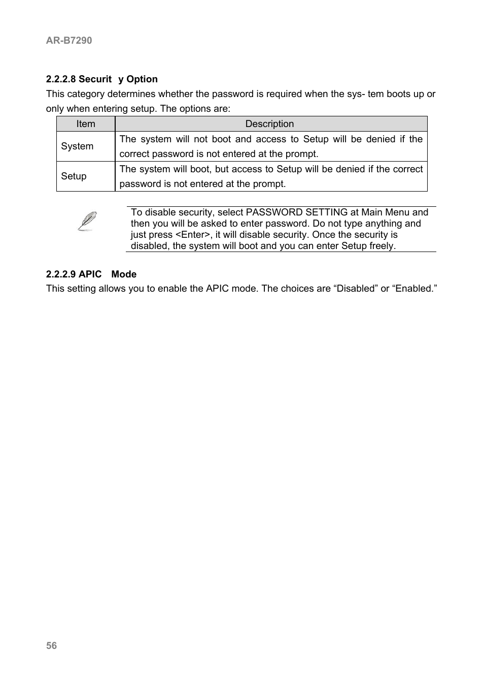 Acrosser AR-B7290 User Manual | Page 56 / 69