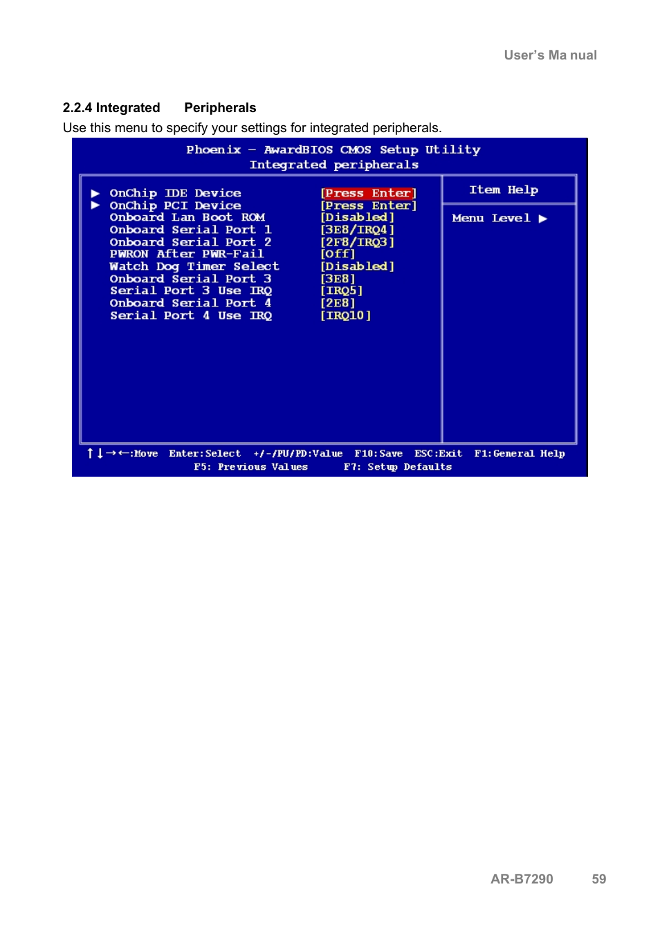 Acrosser AR-B7290 User Manual | Page 59 / 69