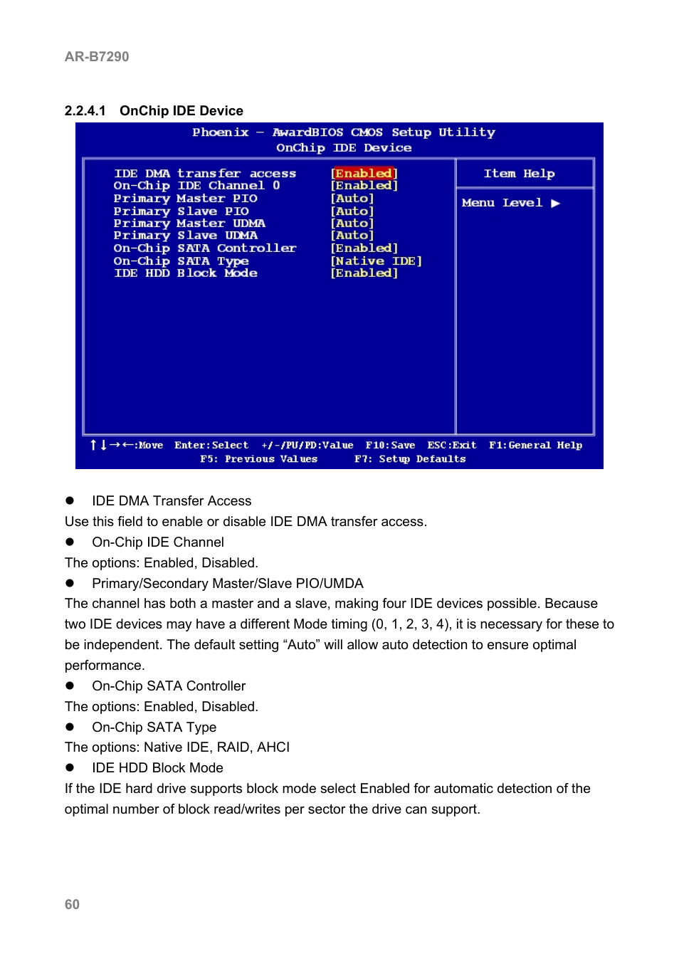 Acrosser AR-B7290 User Manual | Page 60 / 69