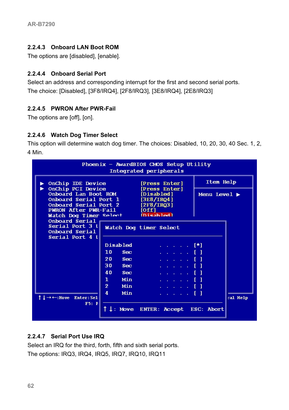 Acrosser AR-B7290 User Manual | Page 62 / 69