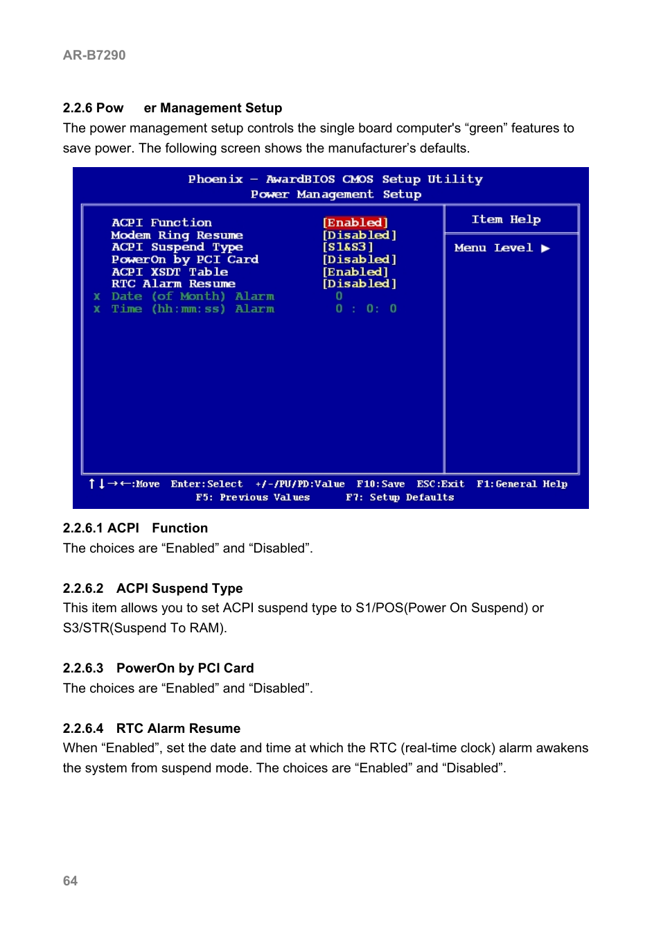 Acrosser AR-B7290 User Manual | Page 64 / 69