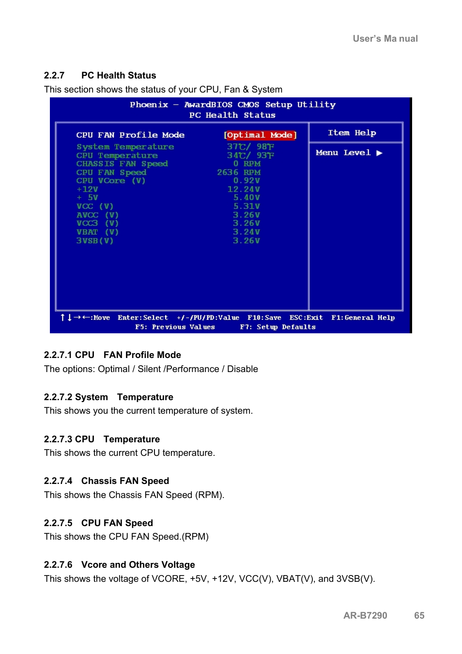 Acrosser AR-B7290 User Manual | Page 65 / 69