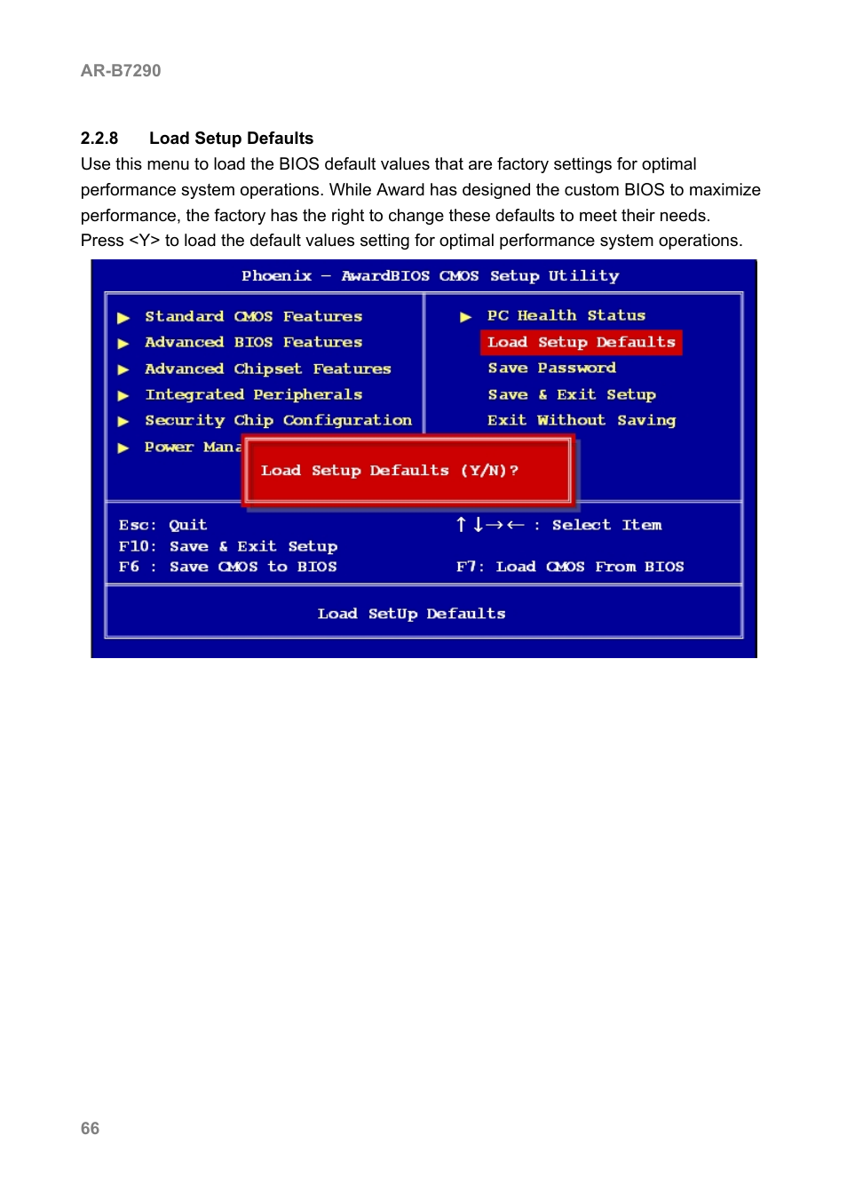 Acrosser AR-B7290 User Manual | Page 66 / 69