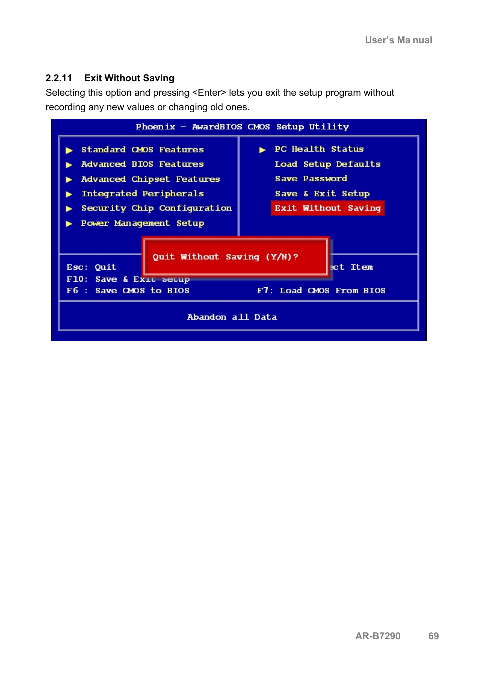 Acrosser AR-B7290 User Manual | Page 69 / 69