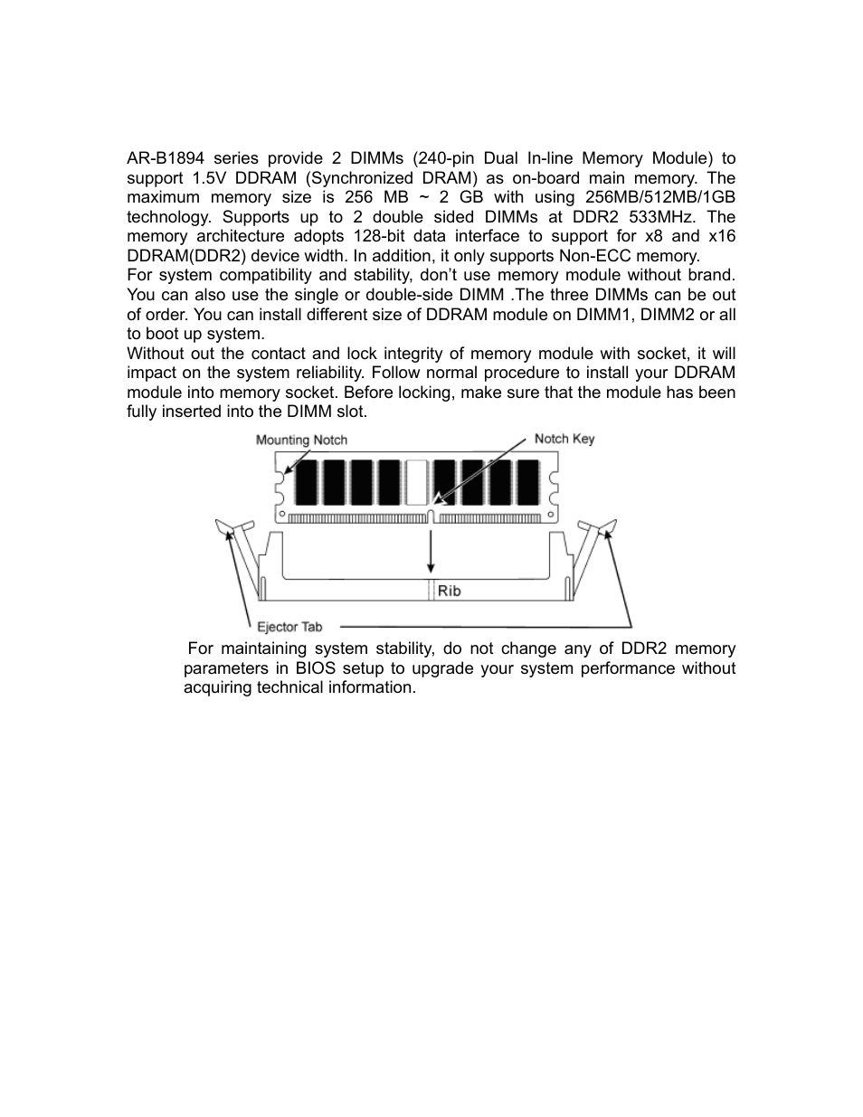 Acrosser AR-B1894 User Manual | Page 22 / 47