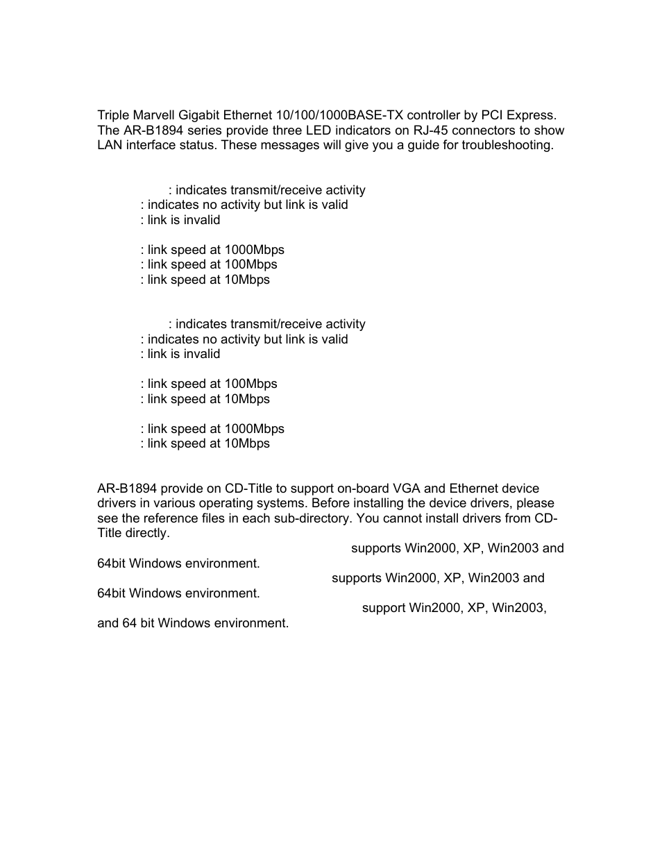 Acrosser AR-B1894 User Manual | Page 24 / 47