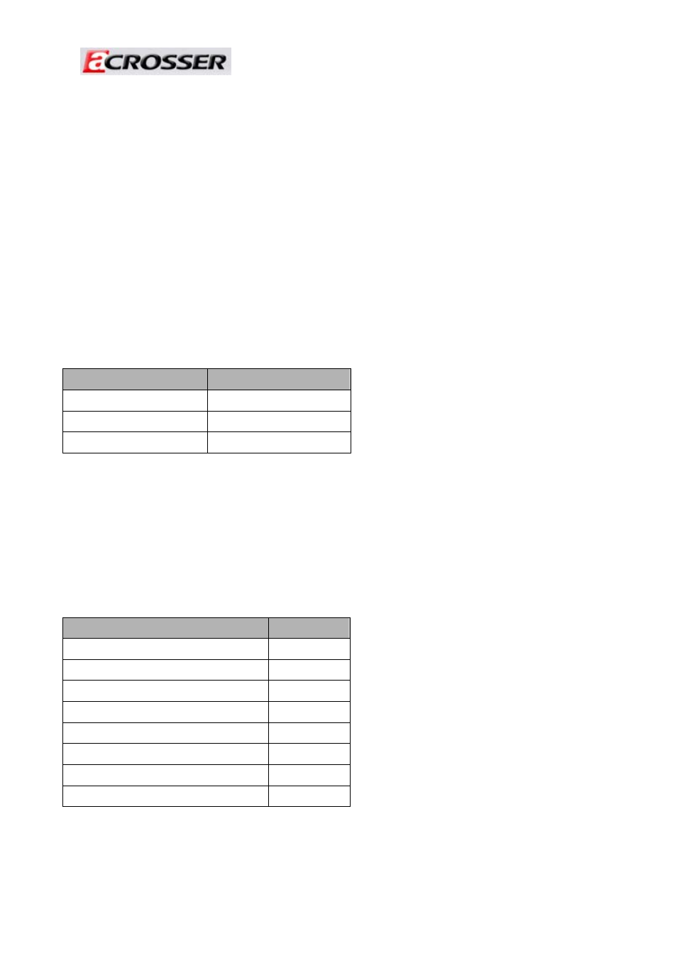 Introduction to ar-es5890, 1 specifications, 2 packing list | Acrosser AR-ES5890 User Manual | Page 3 / 20