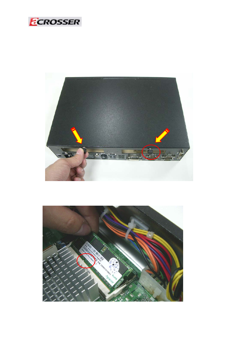 2 procedures of assembly/disassembly, 1 installing the ddr3 so-dimm, Procedures of assembly/disassembly | Acrosser AR-ES5890 User Manual | Page 7 / 20