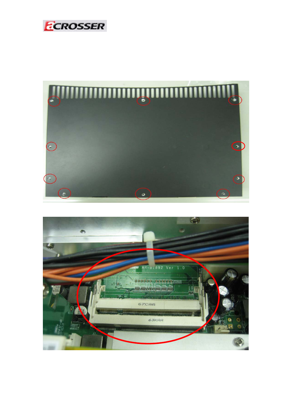 3 installing so-dimm | Acrosser AR-ES0892FL User Manual | Page 9 / 11