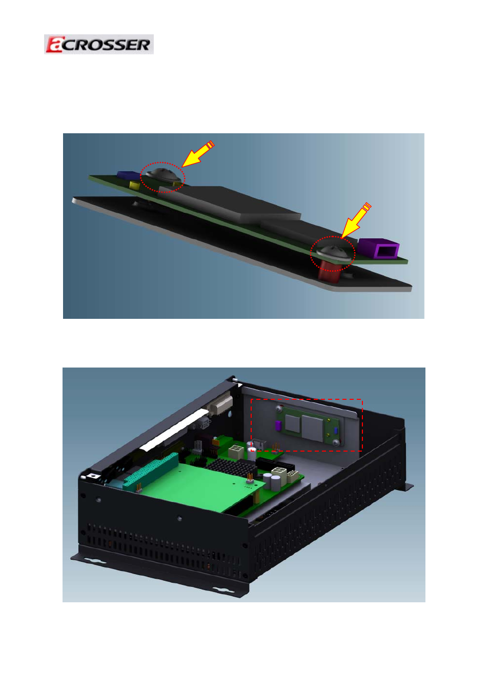 3 wifi modules installation | Acrosser AR-ES5432FL User Manual | Page 16 / 17