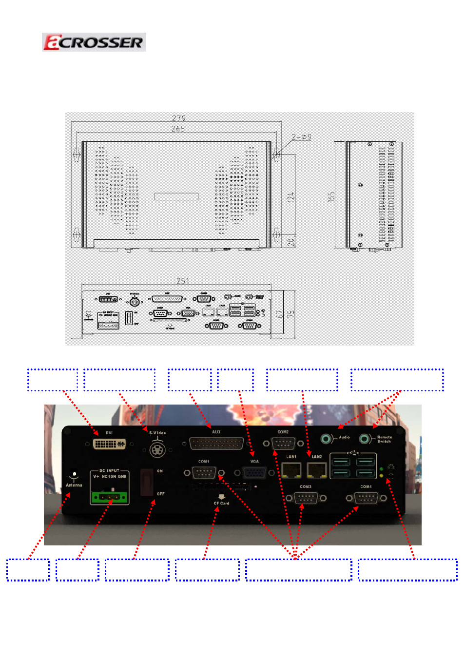 2) front panel “i/o | Acrosser AR-ES5432FL User Manual | Page 4 / 17