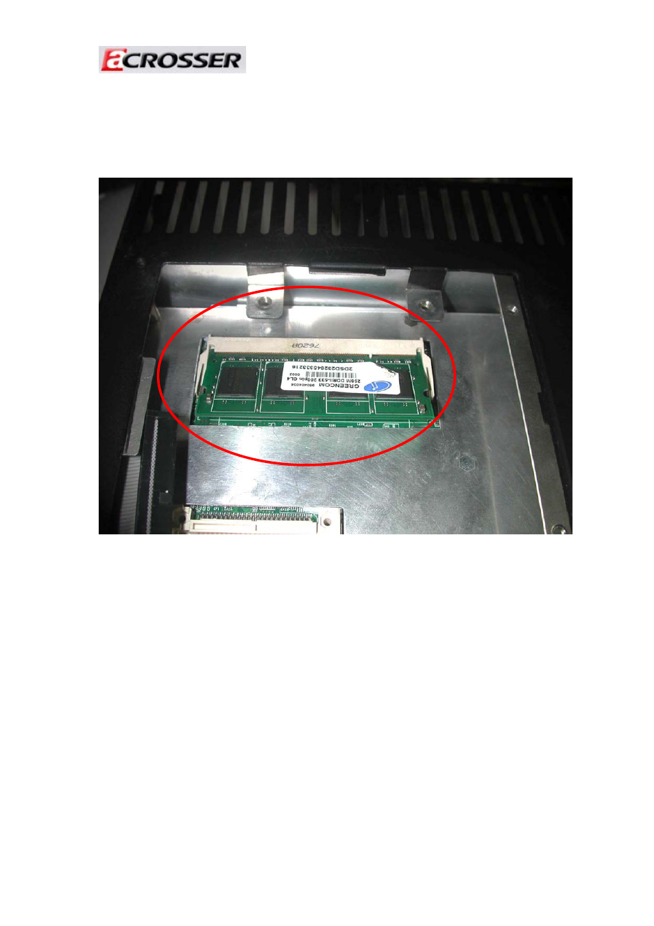 3 installing so-dimm | Acrosser AR-ES7230FL User Manual | Page 10 / 10