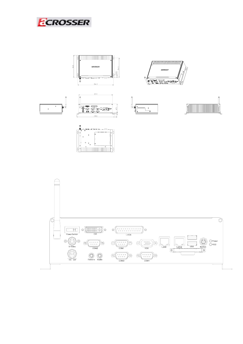 3 main system | Acrosser AR-ES5430FL User Manual | Page 4 / 13