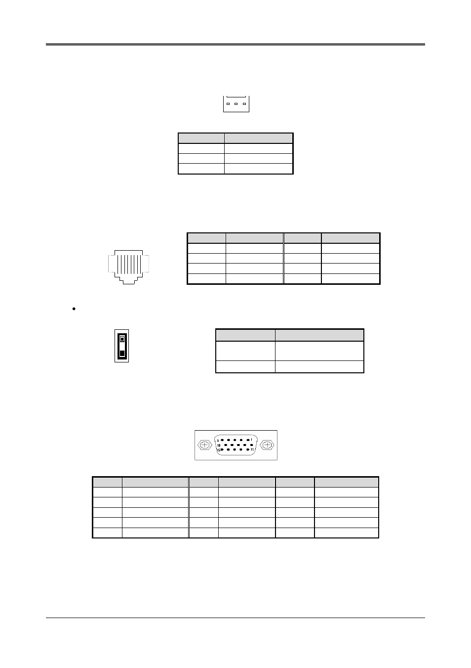 8 fan connector (fan1), 9 ethernet rj45 connector (lan1), 10 vga crt connector (vga1) | Acrosser AR-B1640 User Manual | Page 13 / 30