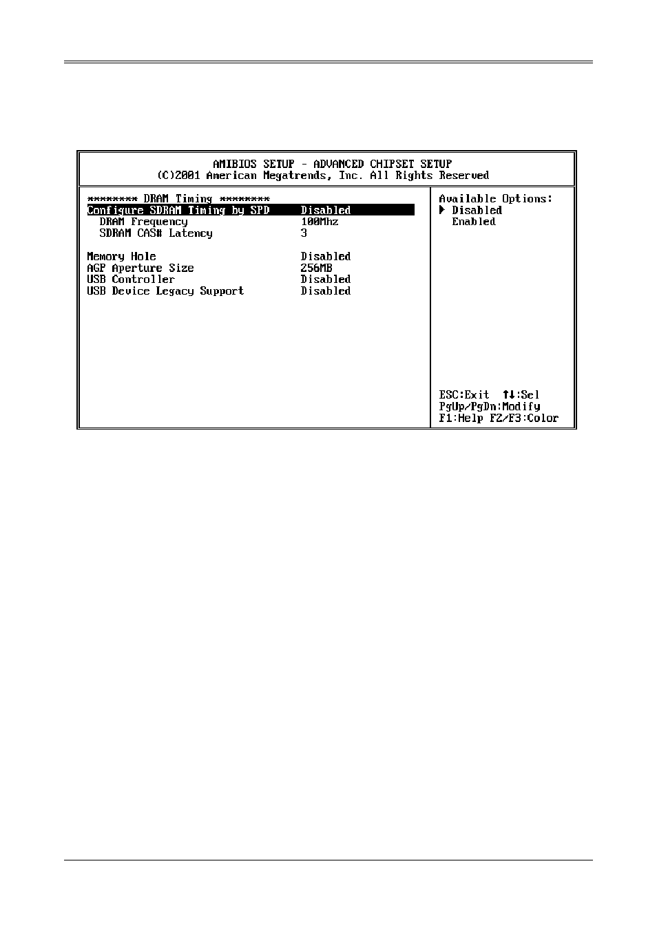 4 advanced chipset setup | Acrosser AR-B1640 User Manual | Page 23 / 30